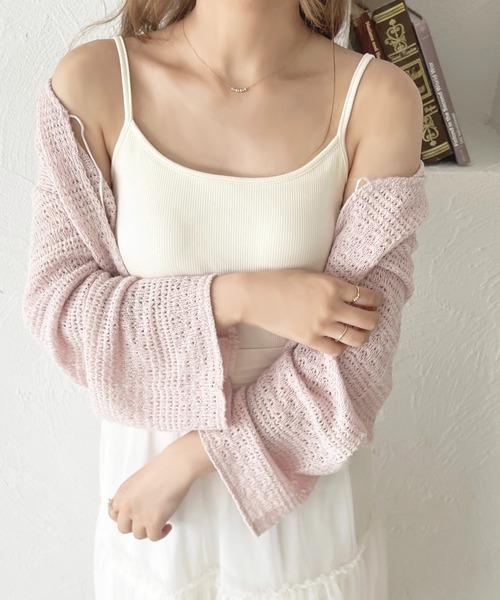 apres jour(アプレジュール)の「2WAYパールキャミインナー【ZOZOTOWN限定アイテム】(キャミソール・レディース・アイボリー/ピンクベージュ/ブラック・フリー/X-LARGE)」の18枚目の写真