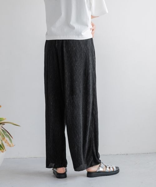 LOWRYS FARM（ローリーズファーム）の「ヨウリュウプリーツパンツ　124739（その他パンツ・レディース・ブラック/ベージュ/ブラック系その他・FREE）」の19枚目の写真