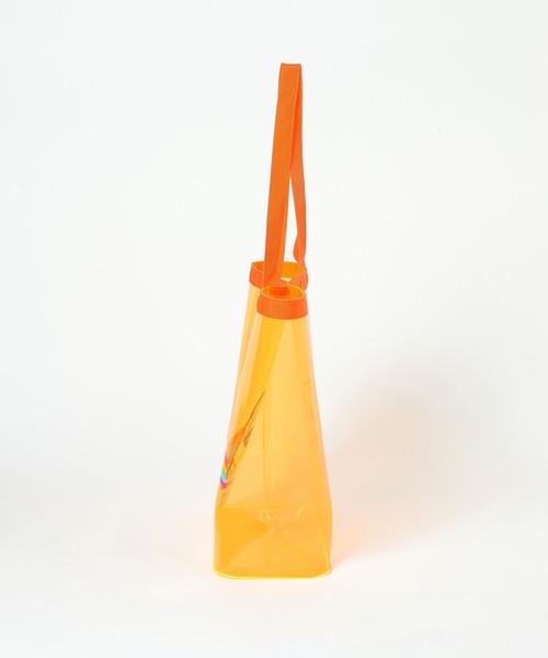 POLeR(ポーラー)の「【POLeR/ポーラー】PVC POOL BAG/クリアトートバッグ(ショルダーバッグ・メンズ・オレンジ・FREE)」の3枚目の写真