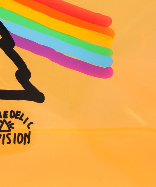 POLeR(ポーラー)の「【POLeR/ポーラー】PVC POOL BAG/クリアトートバッグ(ショルダーバッグ・メンズ・オレンジ・FREE)」の7枚目の写真