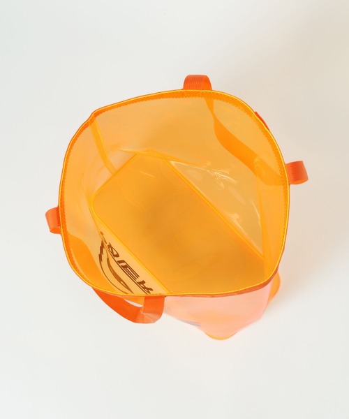 POLeR(ポーラー)の「【POLeR/ポーラー】PVC POOL BAG/クリアトートバッグ(ショルダーバッグ・メンズ・オレンジ・FREE)」の9枚目の写真