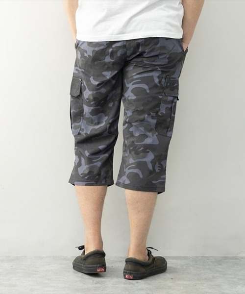 STYLEBLOCK（スタイルブロック）の「TC7分丈カーゴパンツ(総柄)（カーゴパンツ・メンズ・ブラック/カーキ/グレー/チャコール・M/L/LL）」の9枚目の写真