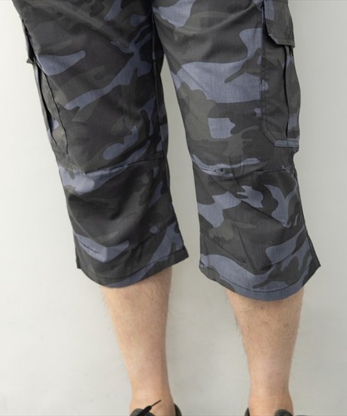 STYLEBLOCK（スタイルブロック）の「TC7分丈カーゴパンツ(総柄)（カーゴパンツ・メンズ・ブラック/カーキ/グレー/チャコール・M/L/LL）」の10枚目の写真