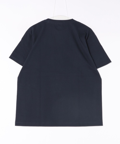 BIG MIKE(ビッグマイク)の「BIG MIKE ビッグマイク ロックロゴ 半袖プリント Tシャツ / 102428602(Tシャツ/カットソー・メンズ・ホワイト/ネイビー・MEDIUM/X-LARGE/LARGE)」の8枚目の写真