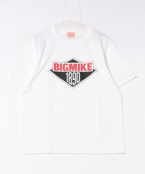 BIG MIKE(ビッグマイク)の「BIG MIKE ビッグマイク ロックロゴ 半袖プリント Tシャツ / 102428602(Tシャツ/カットソー・メンズ・ホワイト/ネイビー・MEDIUM/X-LARGE/LARGE)」の11枚目の写真