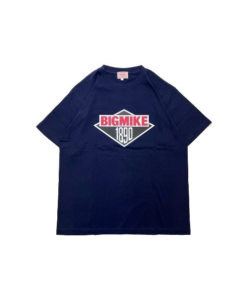 BIG MIKE(ビッグマイク)の「BIG MIKE ビッグマイク ロックロゴ 半袖プリント Tシャツ / 102428602(Tシャツ/カットソー・メンズ・ホワイト/ネイビー・MEDIUM/X-LARGE/LARGE)」の13枚目の写真