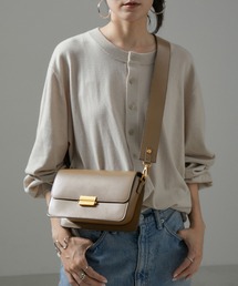 SALON adam et rope' | 2WAYレザーフラップミニショルダーバッグ/クラッチバッグ(ショルダーバッグ)