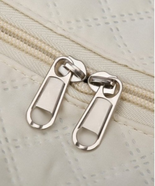 COMON＋（コモンプラス）の「折り畳み可能 シューズ収納付き 大容量2WAYボストン キャリーオンバッグ（ゴルフグッズ・メンズ・アイボリー/ブラック・FREE）」の19枚目の写真