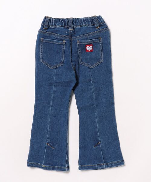 Lycee mine(リセマイン)の「きれいシルエットしっかりストレッチフレアデニムパンツ(デニムパンツ・キッズ・ブルー/ライトブルー・100cm/110cm/120cm/130cm/140cm/150cm)」の22枚目の写真