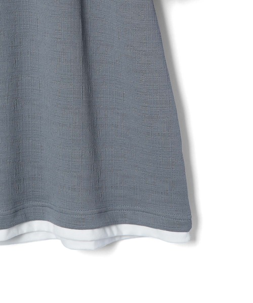  j.n.r.d（ジェー・エヌ・アール・ディー）の「j.n.r.d/格子フクレジャガードフェイクレイヤード（Tシャツ/カットソー・メンズ・チャコールグレー/ブルー/ベージュ・L/M/LL）」の10枚目の写真