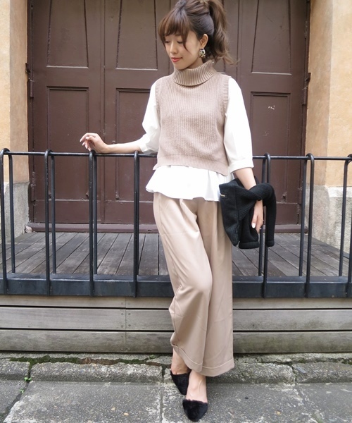 Chico（チコ）の「ニットベスト・チュニックセット（ニット/セーター・レディース・ベージュ/グレー/ブラック・FREE）」の18枚目の写真