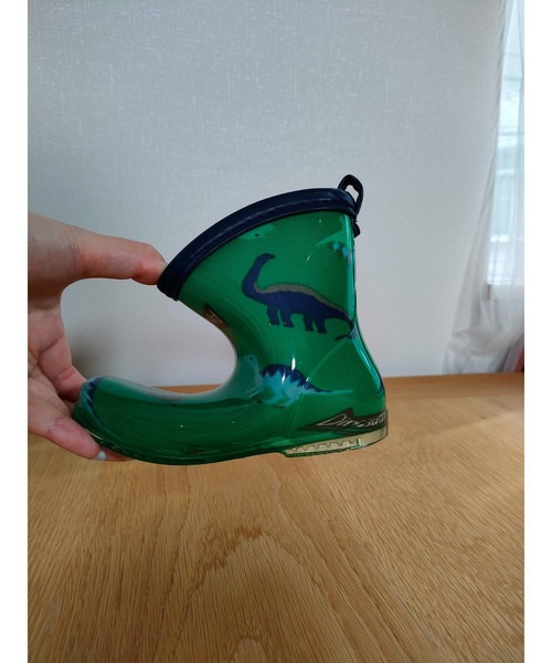 Marble Line（マーブルライン）の「ＭＬ　恐竜柄レインシューズ（レインシューズ・キッズ・グリーン/ネイビー・14/15 /16/17/18）」の15枚目の写真