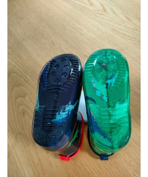 Marble Line（マーブルライン）の「ＭＬ　恐竜柄レインシューズ（レインシューズ・キッズ・グリーン/ネイビー・14/15 /16/17/18）」の14枚目の写真