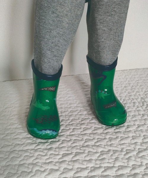 Marble Line（マーブルライン）の「ＭＬ　恐竜柄レインシューズ（レインシューズ・キッズ・グリーン/ネイビー・14/15 /16/17/18）」の18枚目の写真