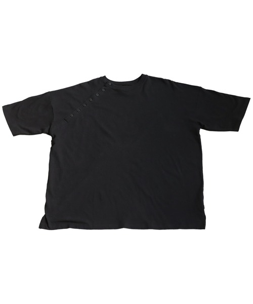 antiqua(アンティカ)の「綿麻Tシャツ(Tシャツ/カットソー・レディース・ホワイト/ブラック/ブルー・ONESIZE)」の14枚目の写真