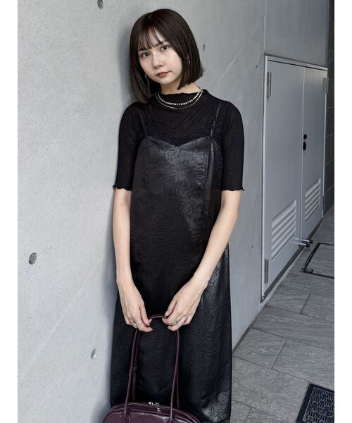 MURUA（ムルーア）の「レースドッキングワンピース（ワンピース・レディース・ブラック/カーキ・FREE）」の11枚目の写真