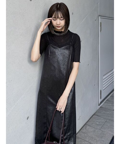 MURUA（ムルーア）の「レースドッキングワンピース（ワンピース・レディース・ブラック/カーキ・FREE）」の12枚目の写真