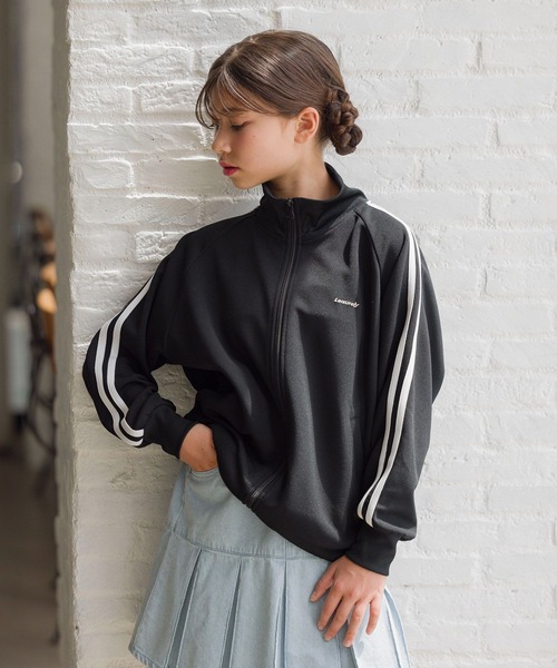 GLOBAL WORK（グローバルワーク）の「BIGトラックジャケット/132575（ジャージ・キッズ・ネイビー/ブラック・170cm/160cm/150cm/140cm/130cm）」の20枚目の写真