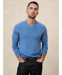 BANANA REPUBLIC FACTORY STORE　　メリノ Vネックセーター