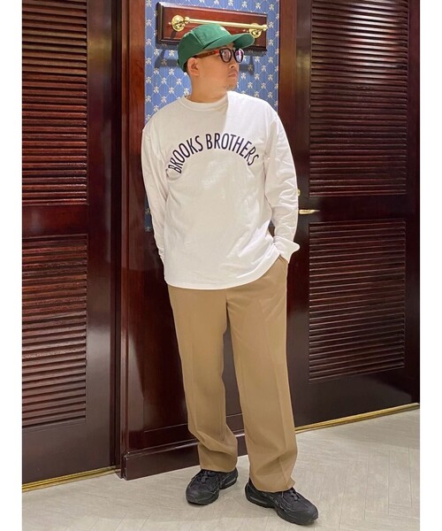 BROOKS BROTHERS(ブルックスブラザーズ)の「コットンツイル GFロゴ ベースボールキャップ(キャップ・レディース・イエロー/グリーン・ONE SIZE)」の8枚目の写真