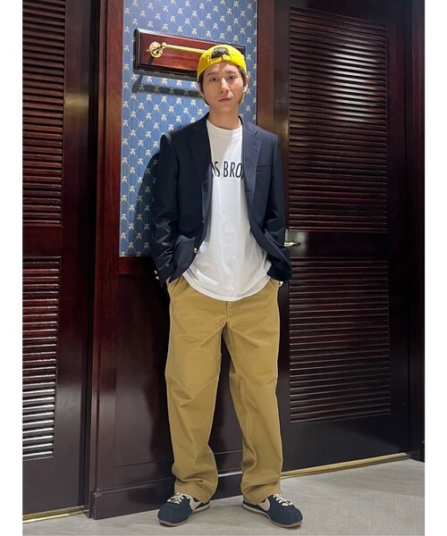 BROOKS BROTHERS(ブルックスブラザーズ)の「コットンツイル GFロゴ ベースボールキャップ(キャップ・レディース・イエロー/グリーン・ONE SIZE)」の12枚目の写真