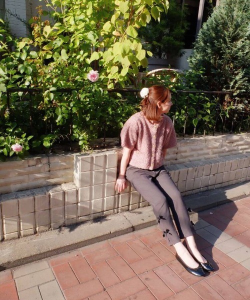 flower(フラワー)の「サテンリボンパンツ(その他パンツ・レディース・ブラック/ブラウン・FREE)」の21枚目の写真