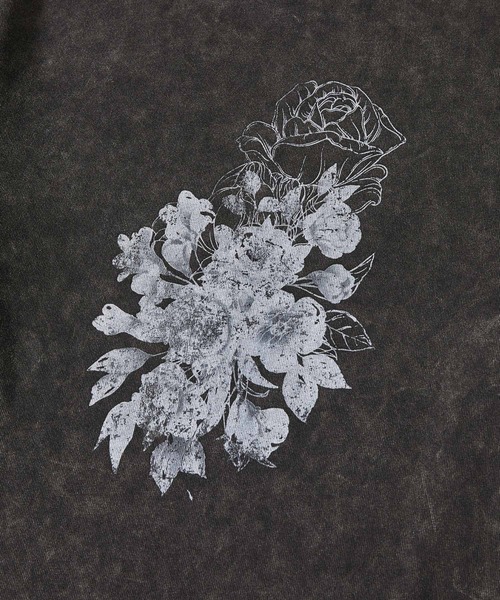 CLEL】Heavy Weight Vintage Design Print T-shirt