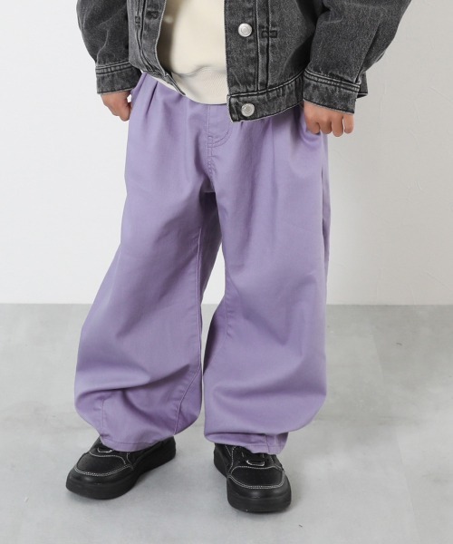 セール】ストレッチツイル ルーズタックパンツ（チノパンツ