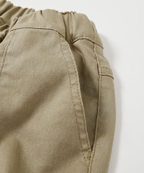 devirock（デビロック）の「ストレッチツイル ルーズタックパンツ（チノパンツ・キッズ・パープル系/ベージュ系1/アイボリー/スミクロ・100cm/110cm/120cm/130cm/140cm/150cm/160cm）」の14枚目の写真