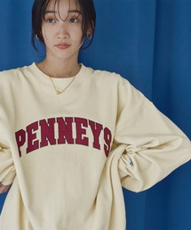 【1枚で存在感アップ】PENNEYS(ぺニーズ)別注裏毛ロゴスウェット