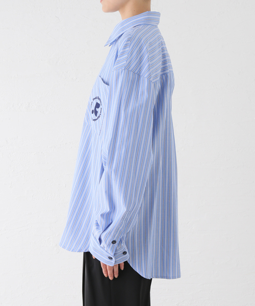 Rest & Recreation ストライプ 長袖シャツ 長袖 Rest & Recreation 