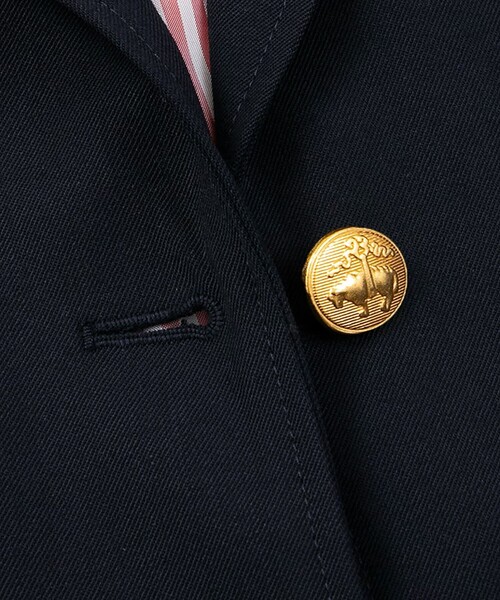 BROOKS BROTHERS(ブルックスブラザーズ)の「ウール/ポリエステル ストレッチツイル シングル2ボタン ブレザー(テーラードジャケット・レディース・ネイビー・4/0/2)」の8枚目の写真
