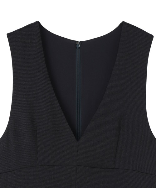 TOKYO SHIRTS（トウキョウシャツ）の「レディースジャンパースカート ウーリッシュ素材（ジャンパースカート・レディース・ブラウン/ネイビー・M/L/LL）」の6枚目の写真