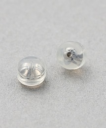 ESTELLE（エステール）の「K18 ホワイトゴールド キャッチ ESTELLE/エステール（ピアス（両耳用））」