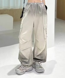 グラデーションペイントカーゴパンツ