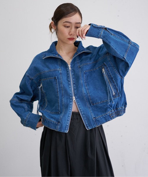 デニムブルゾン（デニムジャケット）｜nearness（ニアネス）の