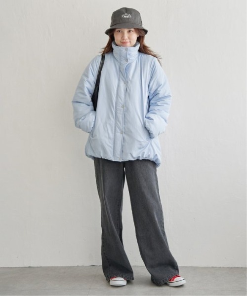 LBC(エルビーシー)の「スタンドネック中綿ブルゾン(ブルゾン・レディース・ブラック/ブルー/アイボリー・M/L)」の14枚目の写真