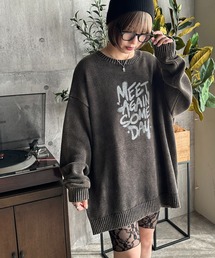 apres jour mignon | 【5周年記念アイテム】ピグメント加工ニット【ZOZOTOWN限定アイテム】(ニット/セーター)