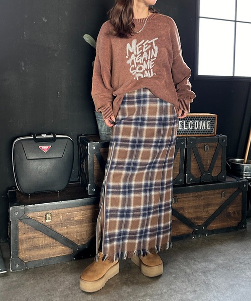 apres jour mignon(アプレジュールミニョン)の「【5周年記念アイテム】ピグメント加工ニット【ZOZOTOWN限定アイテム】(ニット/セーター・レディース・ブラウン系その他/ブラック/マスタード/キャメル・フリー/X-LARGE)」の20枚目の写真