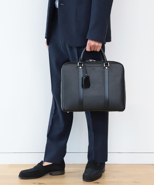 ★seeker★美品 ビジネスバッグ ブリーフケース ブラック シボ革 通勤 ☆seeker☆美品 ビジネスバッグ ブリーフケース ブラック シボ革 通勤