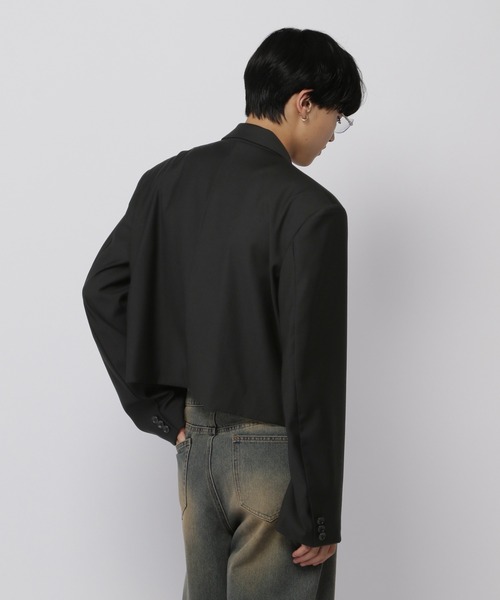 3.3 Field Trip （3.3フィールドトリップ）の「3.3 Field Trip／ショートテーラードジャケット（テーラードジャケット・メンズ・グレー/ブラック・FREE）」の8枚目の写真