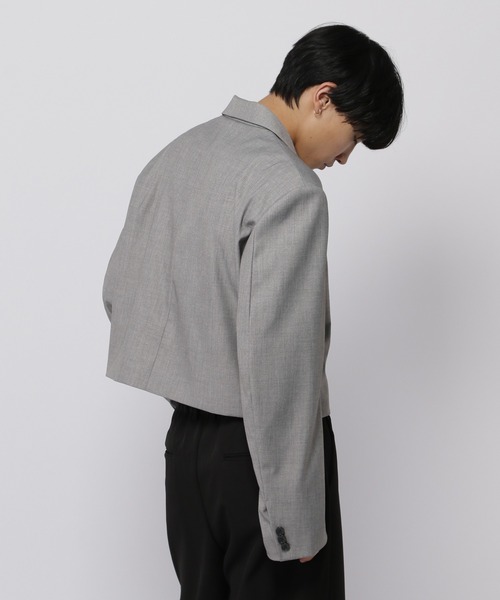 3.3 Field Trip （3.3フィールドトリップ）の「3.3 Field Trip／ショートテーラードジャケット（テーラードジャケット・メンズ・グレー/ブラック・FREE）」の13枚目の写真