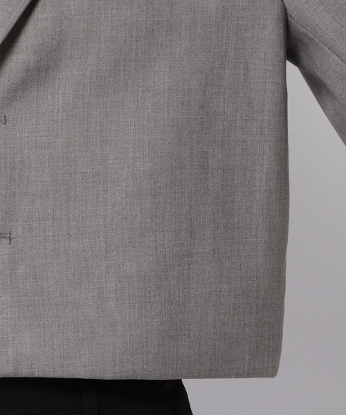 3.3 Field Trip （3.3フィールドトリップ）の「3.3 Field Trip／ショートテーラードジャケット（テーラードジャケット・メンズ・グレー/ブラック・FREE）」の22枚目の写真