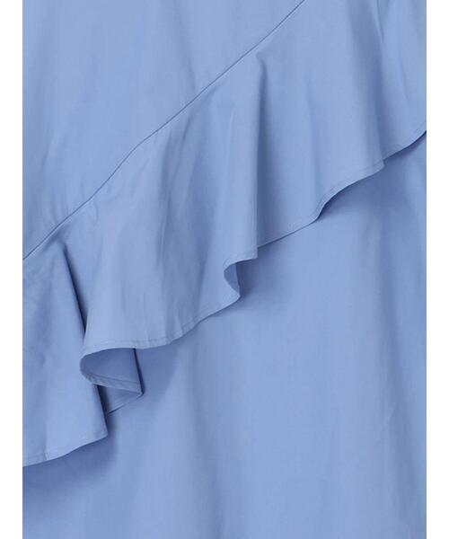 Lugnoncure(ルノンキュール)の「フリル付レギュラーシャツ(シャツ/ブラウス・レディース・ブルー/ベージュ/オフホワイト・F)」の22枚目の写真