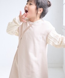 ROPE' PICNIC（ロペピクニック）の「【KIDS】袖ケーブル裏起毛ワンピース（ワンピース・キッズ）」