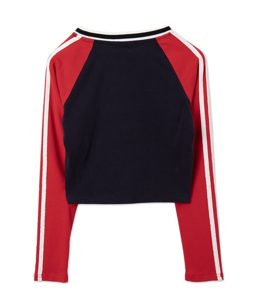 dispark（ディスパーク）の「DISPARK/サイドラインレーシングトップス（Tシャツ/カットソー・レディース・ネイビー/ホワイト・FREE）」の17枚目の写真