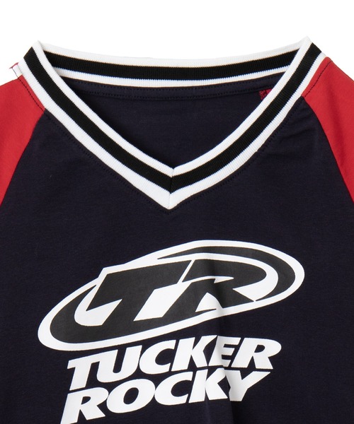 dispark（ディスパーク）の「DISPARK/サイドラインレーシングトップス（Tシャツ/カットソー・レディース・ネイビー/ホワイト・FREE）」の12枚目の写真