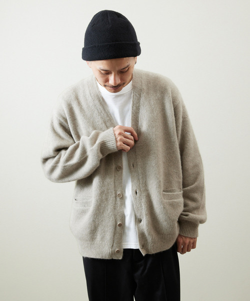 And A アンドエー / TANUKI KNIT CARDIGAN タヌキニットカーディガン