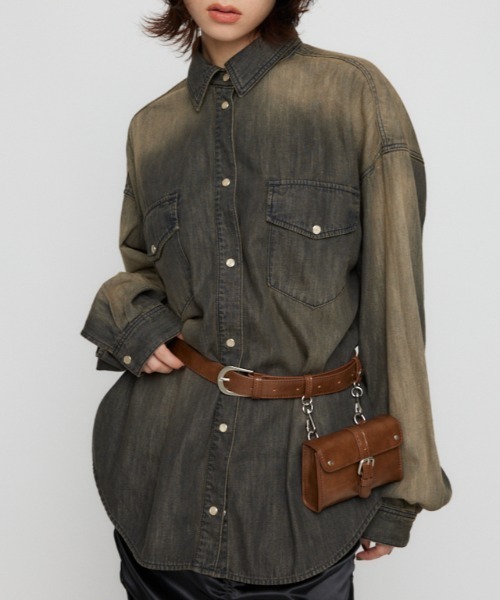 【セール】WASH VINTAGE シャツ（シャツ/ブラウス）｜LAGUA GEM（ラグアジェム）