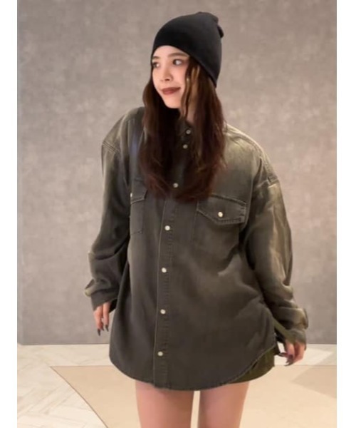 【セール】WASH VINTAGE シャツ（シャツ/ブラウス）｜LAGUA GEM（ラグアジェム）